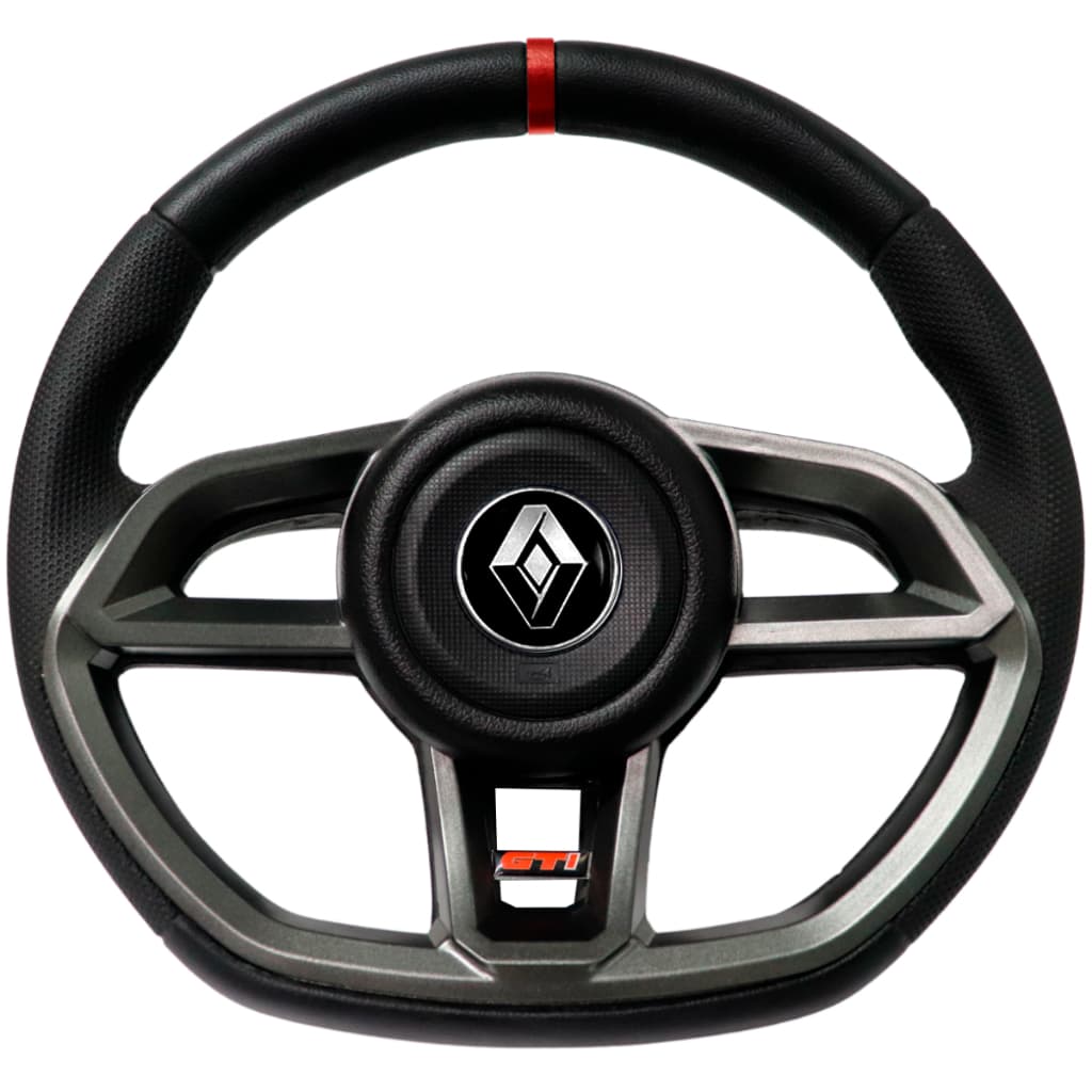 Volante Esportivo Gti Grafite Renault Clio Senic Logan Sandero Megane