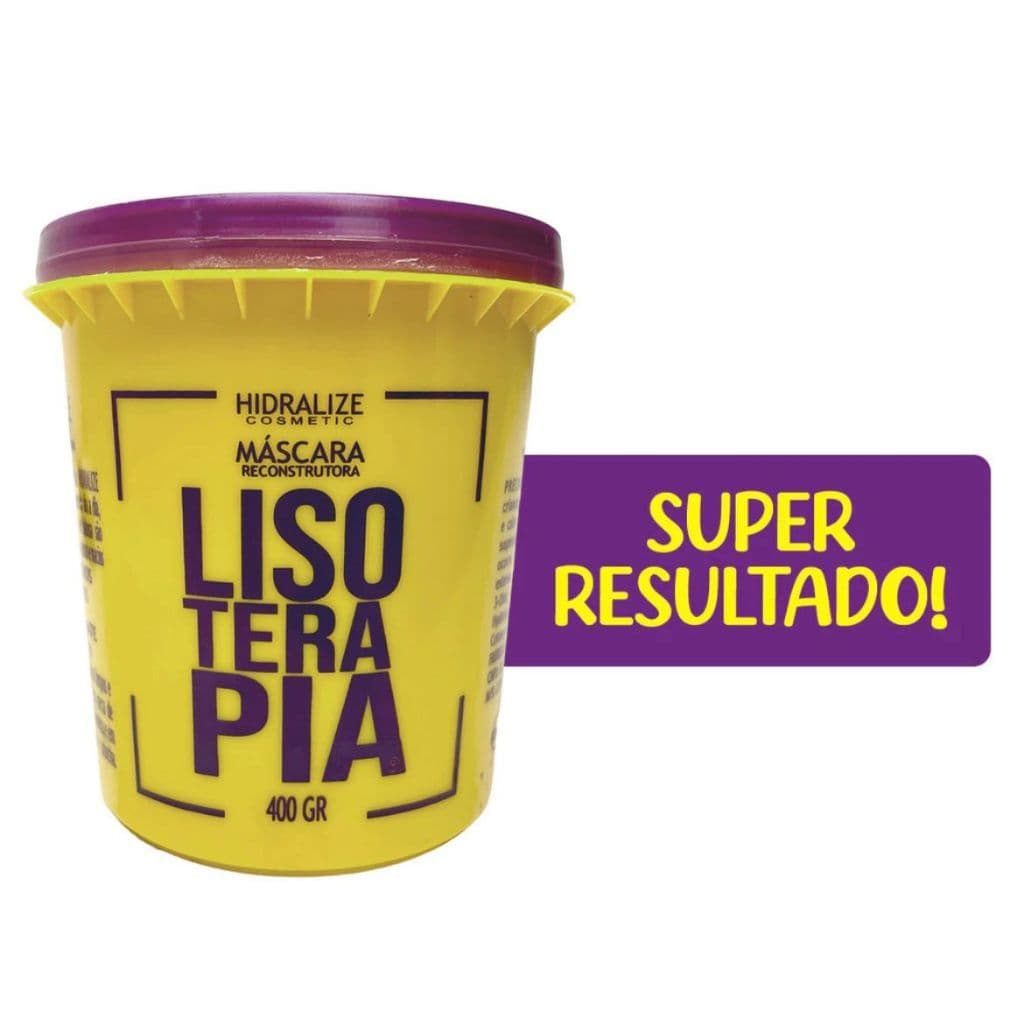 Máscara Reconstrução Capilar Lisoterapia Para Crescimento dos Fios 400g  4.8