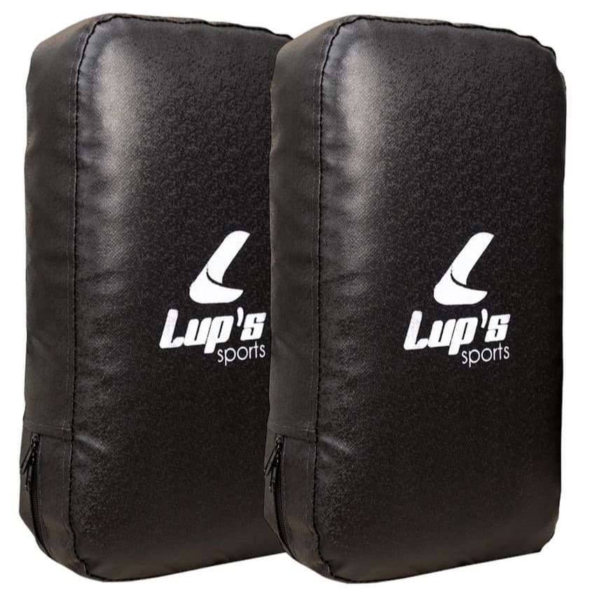 2 Aparadores De Chute Profissional Par Muay Thai Boxe Luta