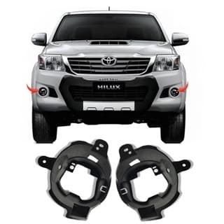 Par Suporte Farol de Milha Hilux SRV 2012 a 2015