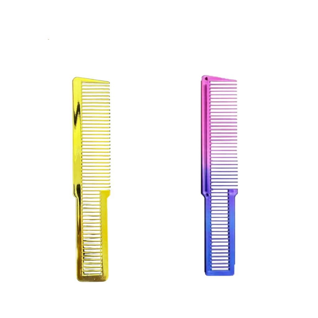 Pente de corte profissional Clipper Comb Gold para Barbeiro