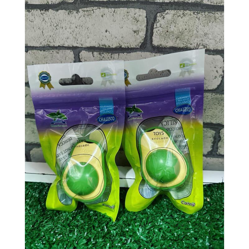 Abacate De Brinquedo Para Gatos Com Catnip Erva Gato Natural