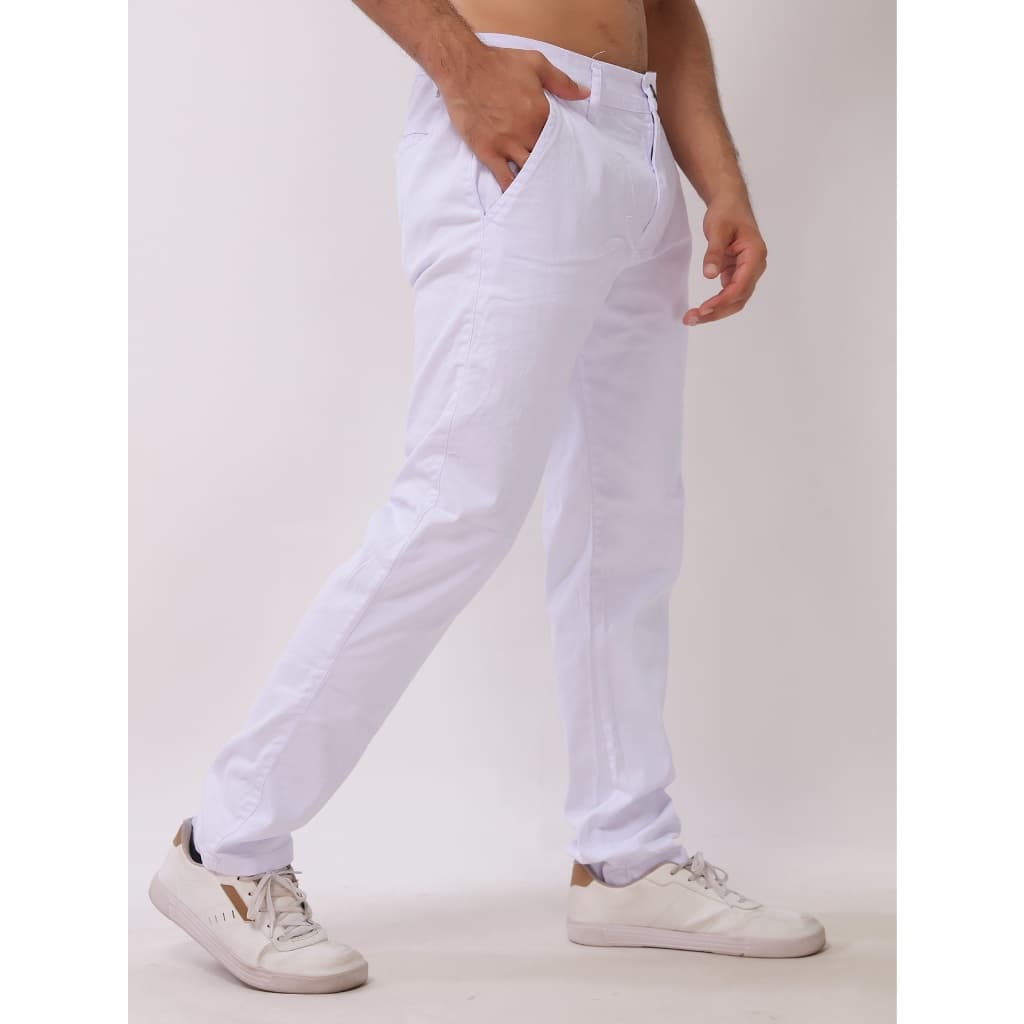 Calça Sarja Bolso Embutido Bolso Faca Sport Fino Social Masculino com Lycra Alta Durabilidade e Conforto