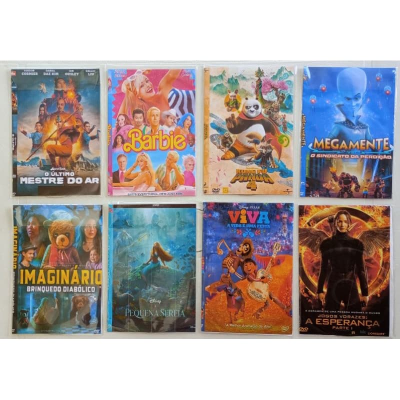 8 DVDs Lançamentos