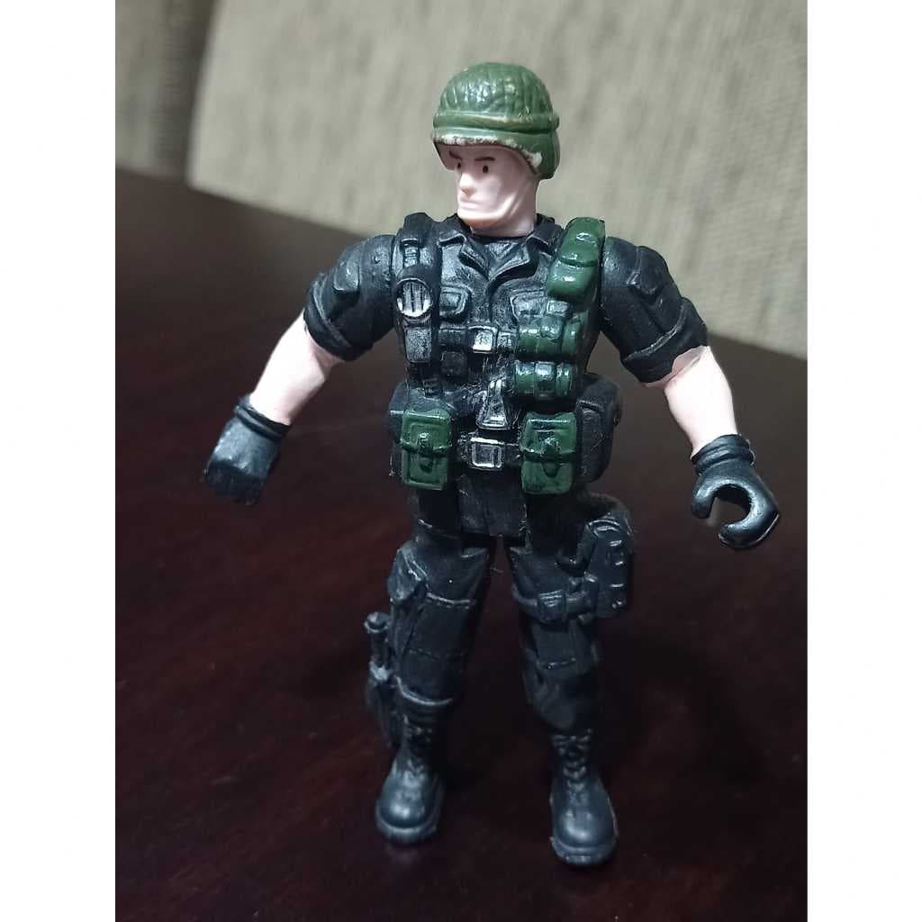 Boneco Militar Chap Mei Excite USMC 4" militar posável Kung Fu Grip Articulado