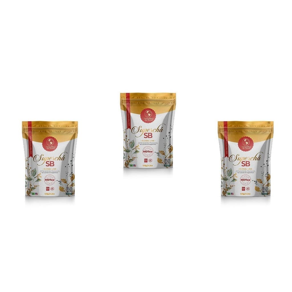 Kit 3 Chás Maravilhas da Terra - 3 Unidades