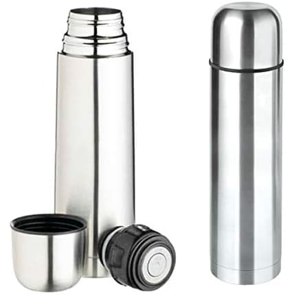 Garrafa Térmica para Água Inox 500 ml Vedação Silicone Água Gelada Café Quente para Academia