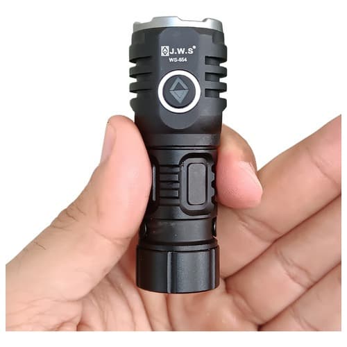 Lanterna Jws Police Nano Tactical Com Luz Vermelha Led T12