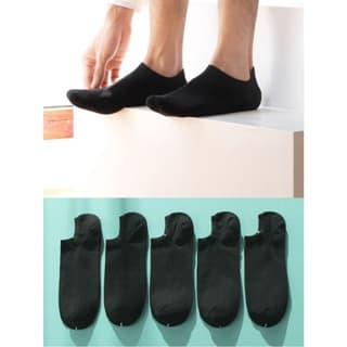 KIT COM 12 PARES DE MEIAS FEMININAS - CANO CURTO PRETAS TAMANHO 35-40