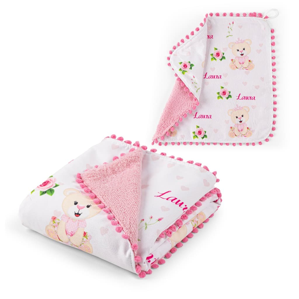 Kit Mantinha + Naninha Personalizada