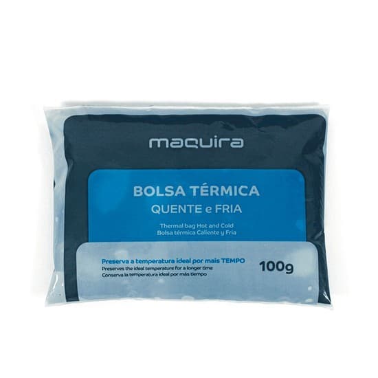 Bolsa Térmica Gel Reutilizável Quente Frio 100g Pequena Maquira 1 ou 3 Un