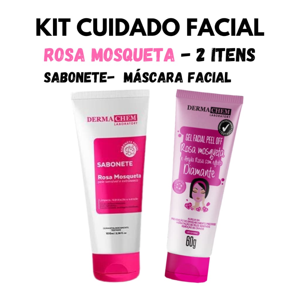 Kit Facial Skincare  Rosa Mosqueta Dermachem