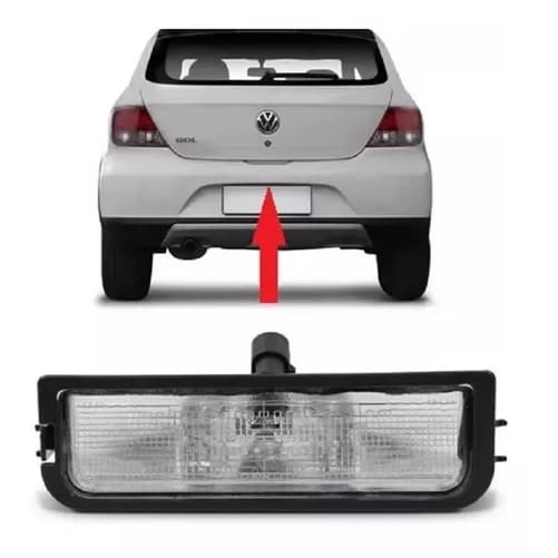 Luz Traseira Placa Vw Fox Gol Voyage Saveiro 08/16 5u0943021