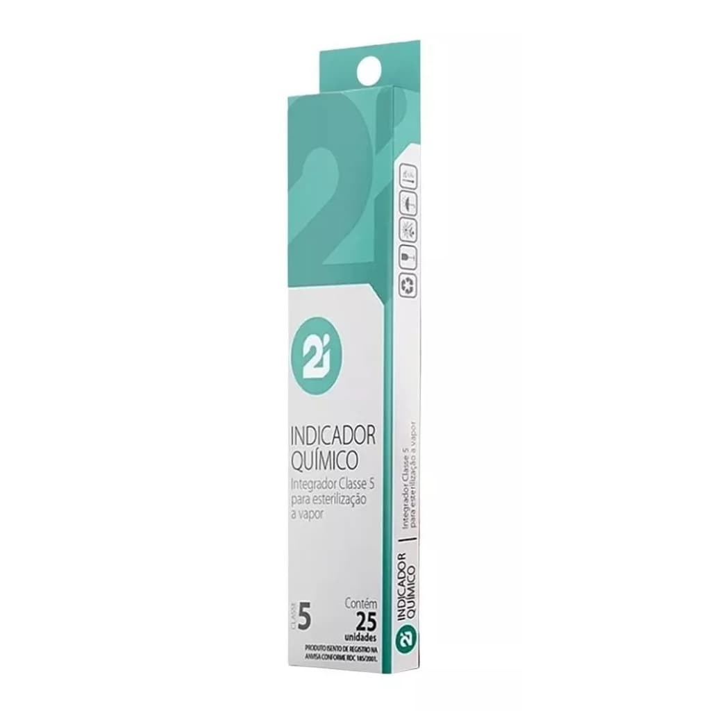 Indicador químico integrador Classe 5 com 25 und - 2I