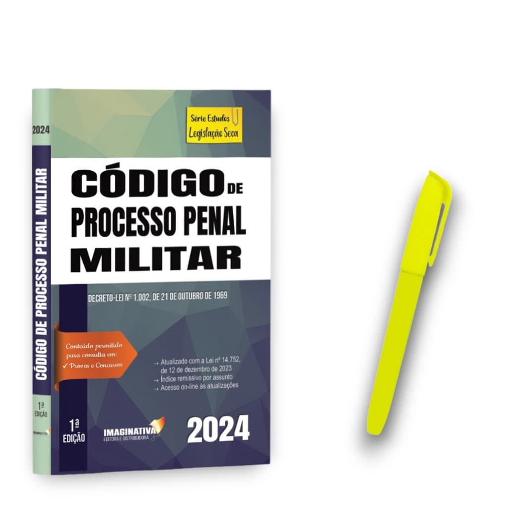 Código de Processo Penal Militar + Marca Texto