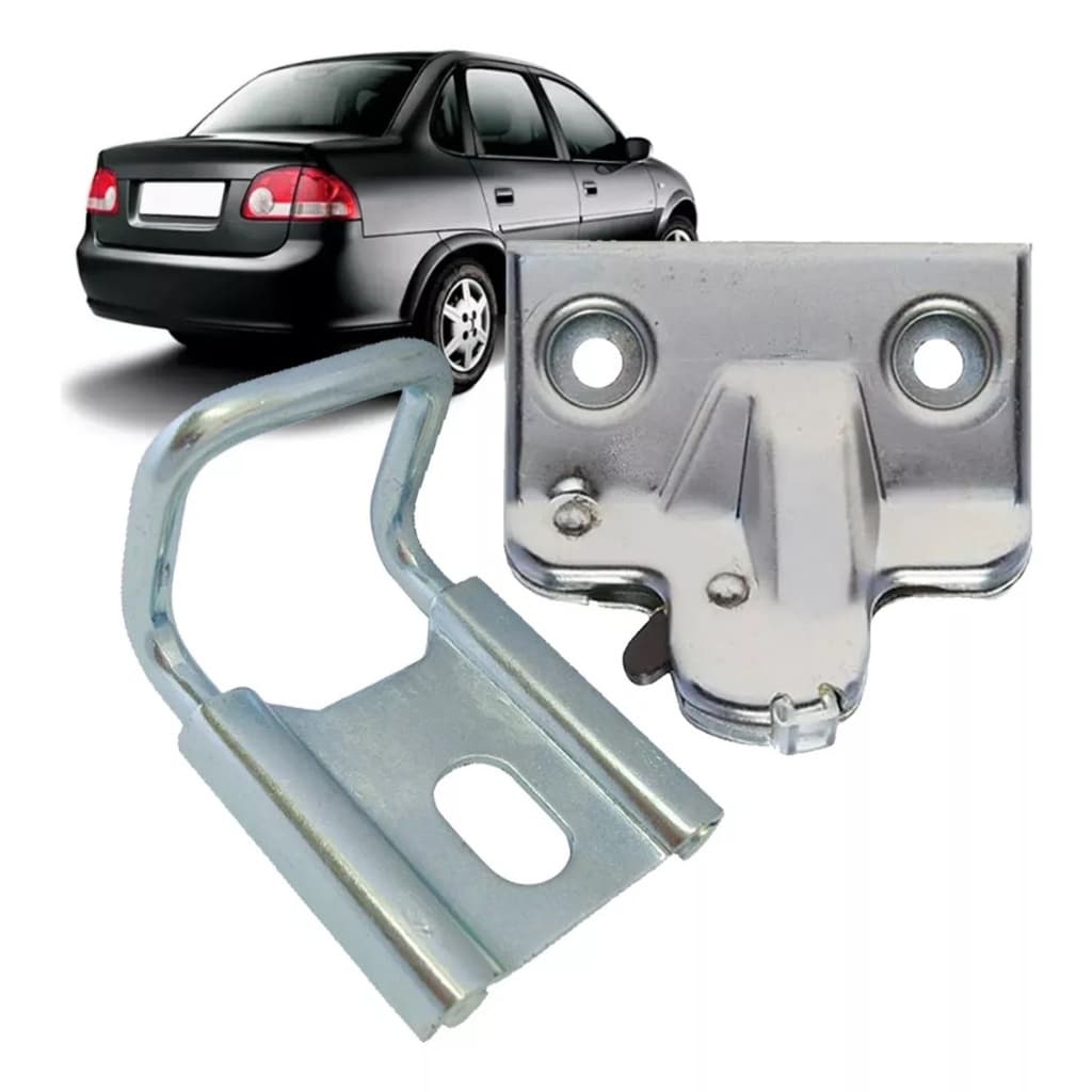Kit Fechadura Batente Porta Malas Classic G1 G2 Corsa Sedan