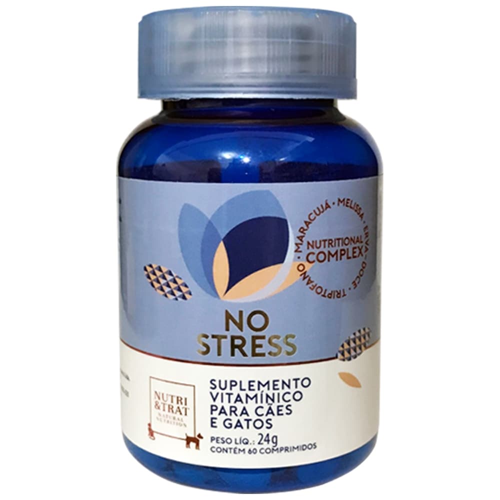 No Stress Suplemento Vitamínico Para Cães E Gatos Com Extratos Naturais – Centagro Pet