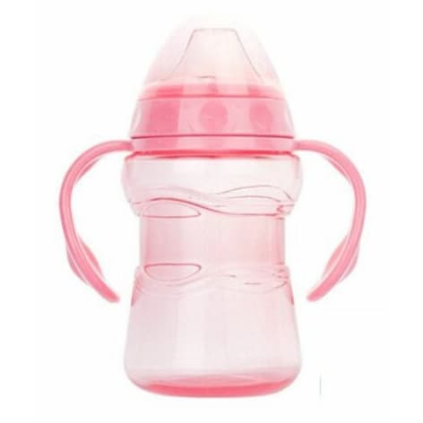 Copo de treinamento bico flexível bebe criança alimentação introdução tampa ante vazamento - 300 ml.