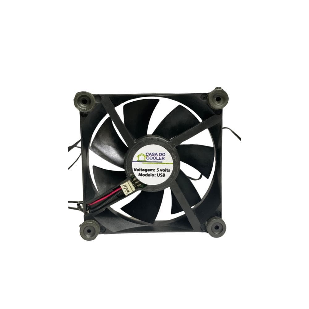 COOLER FAN VENTOINHA USB NOITE E DIA P/TV BOX 9CM