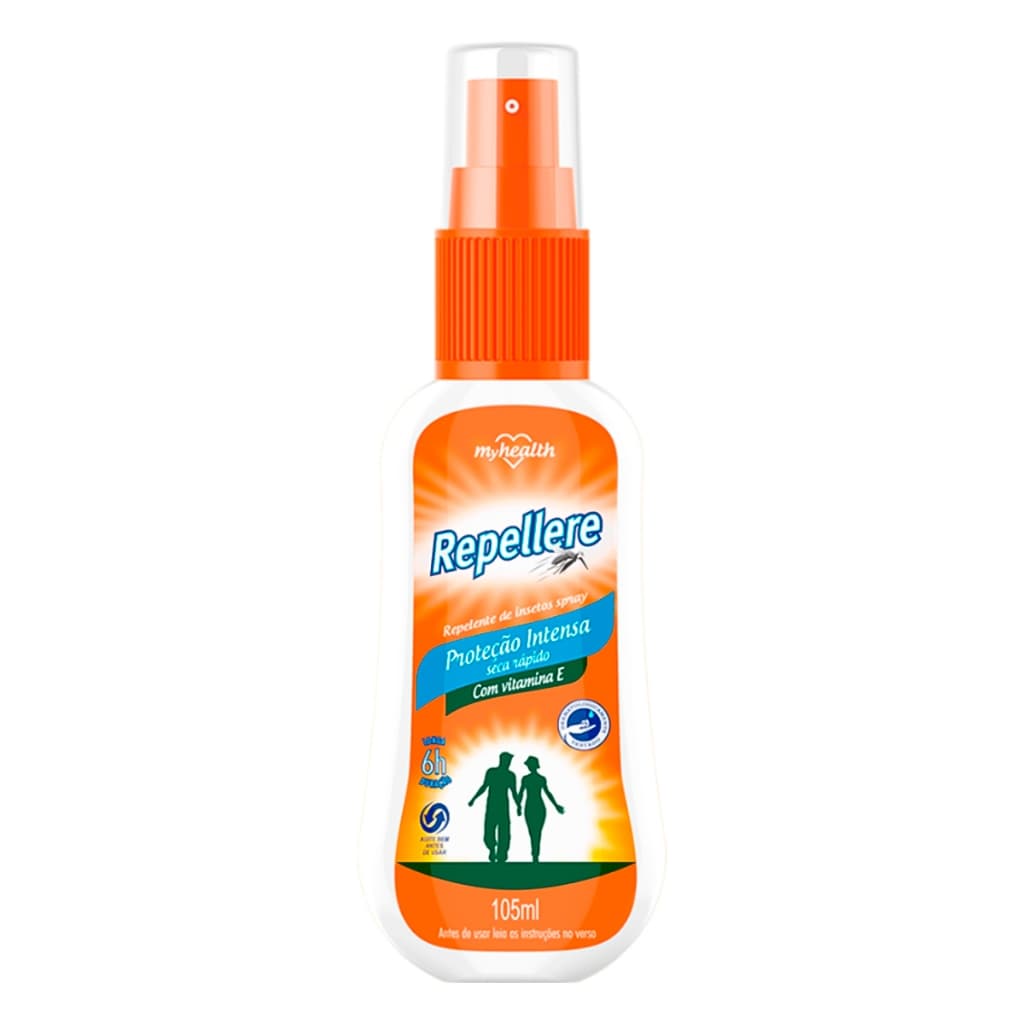 Repelente de Insetos Repellere Spray Eficaz Contra Mosquitos da Dengue 105ml Myhealth