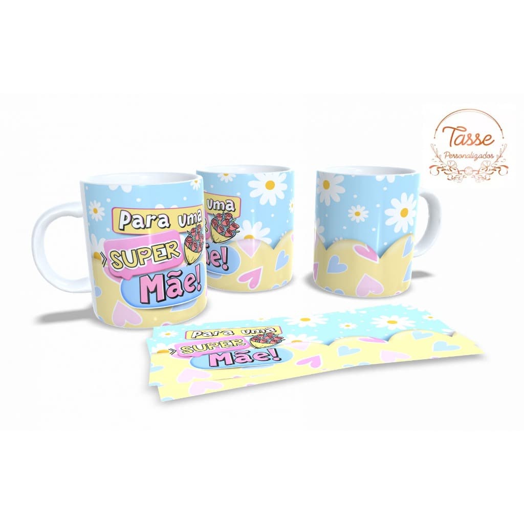 Caneca Personalizada Feliz Dia das Mães Mamãe Te Amo Presente Aniversario festa Qualidade HD x09