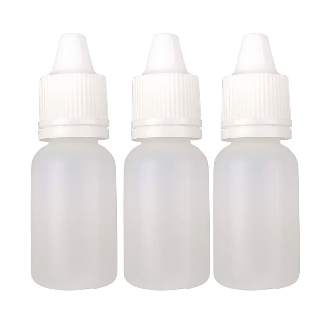 Frasco Plástico De 10ml - Conta Gotas - 3 Unidades