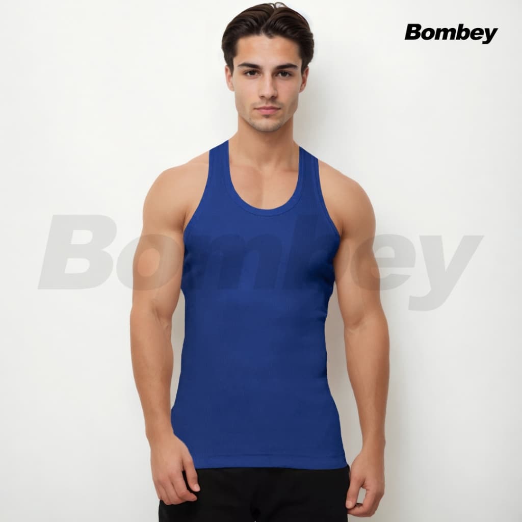 Camiseta Regata Masculina Tank Modelo Americano Gringa Ribana em Algodão e Elastano