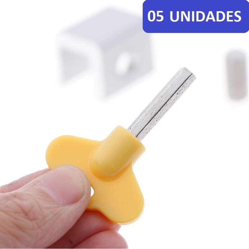 Kit 05 Travas Janela Crianças Proteção Segurança Limitadora