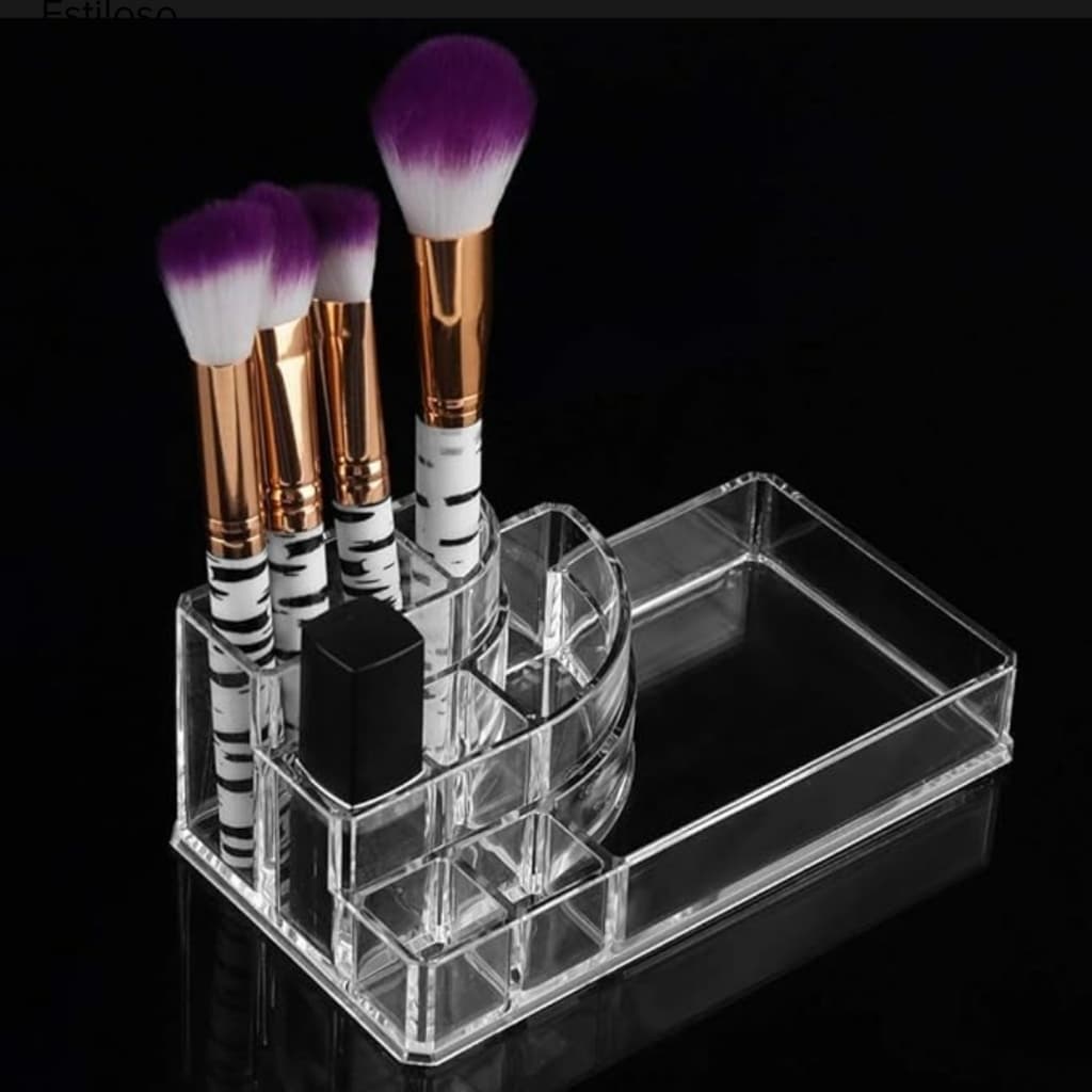 Suporte Organizador De Maquiagens Cosméticos Estiloso