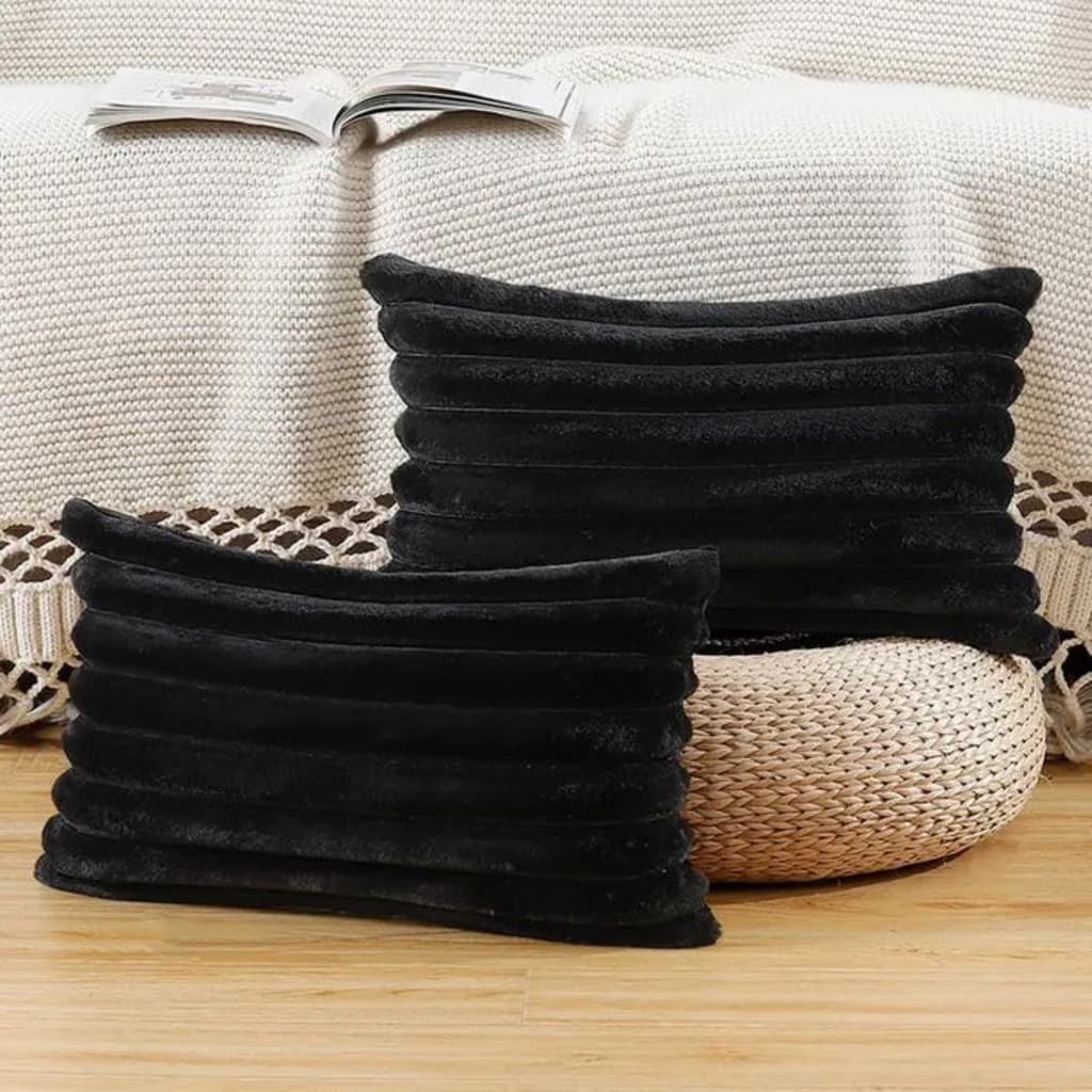 KIT C/ 2 CAPAS P/ ALMOFADA EM PELUCIA WAVE SOFT 2 LADOS - 30X50 CM