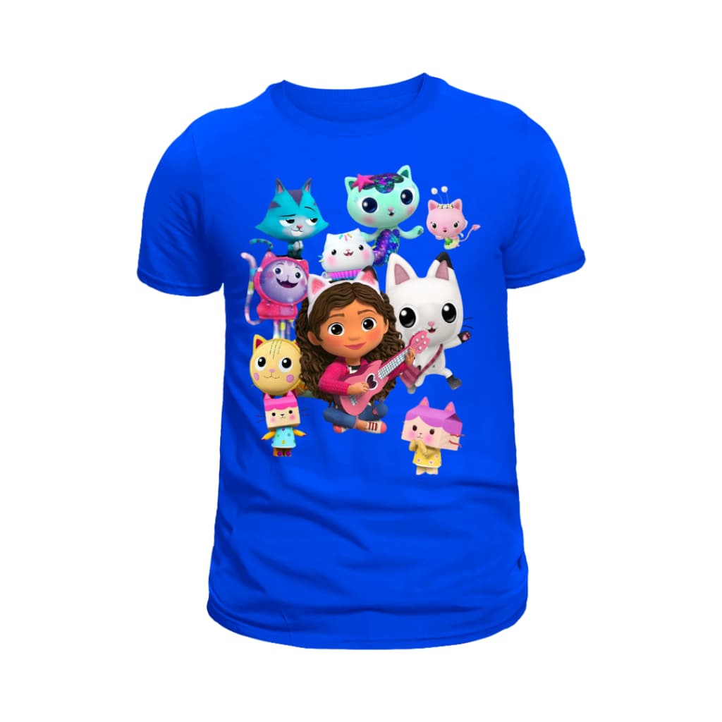 Camiseta Camisa A casa Magica de Gabby Desenho Infantil Blusa unissex 100% Algodão 30.1 Envio imediato