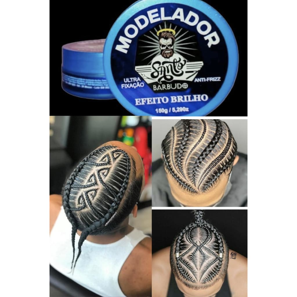 Pomada Modelador Cabelo Ultra Fixação Santo Barbudo 150g