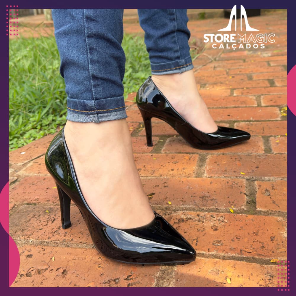 Salto Alto Salto Alto Scarpin/Scarpan Feminino Estilo - Pronta Entrega Várias Cores