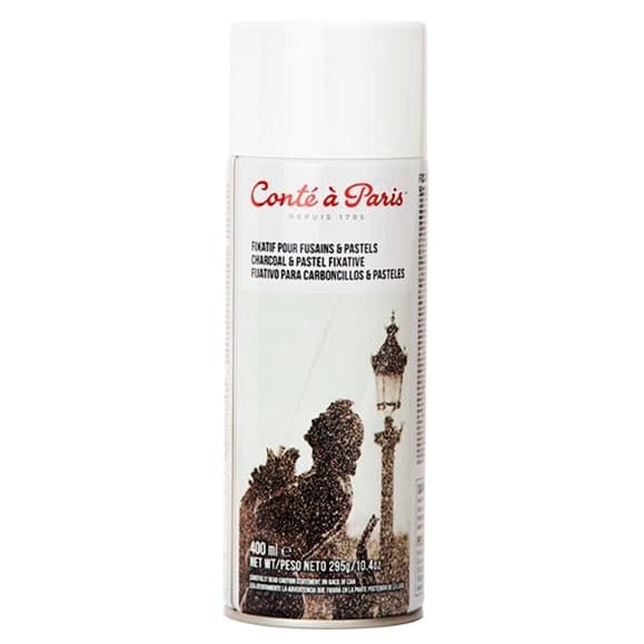 Verniz Spray Fixador Para Carvão Pastel Grafite Conté 400ml