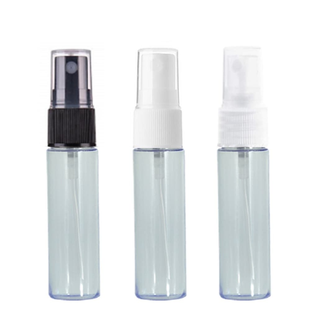 50 Frascos 15ml Pet Tampa Spray Borrifador Perfumes Home Care
