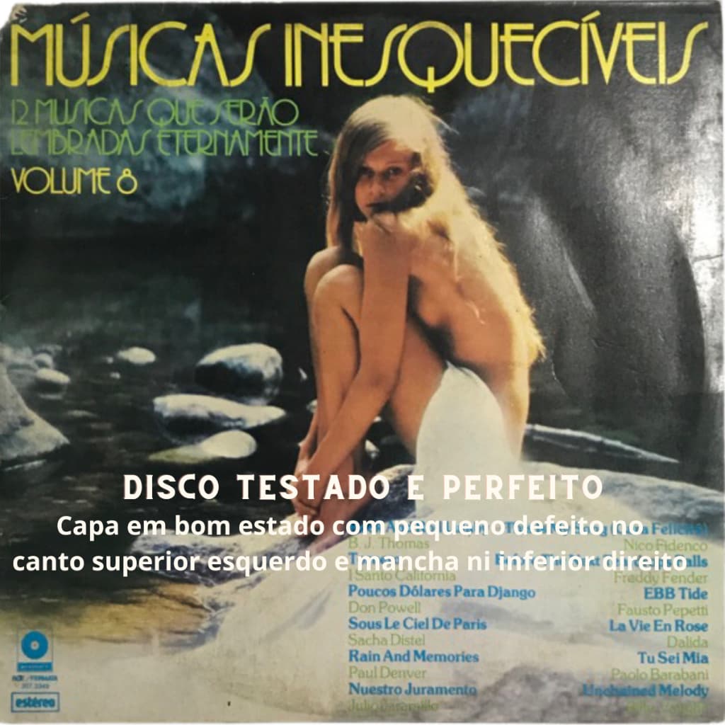 Vinil músicas inesquecíveis vol 8