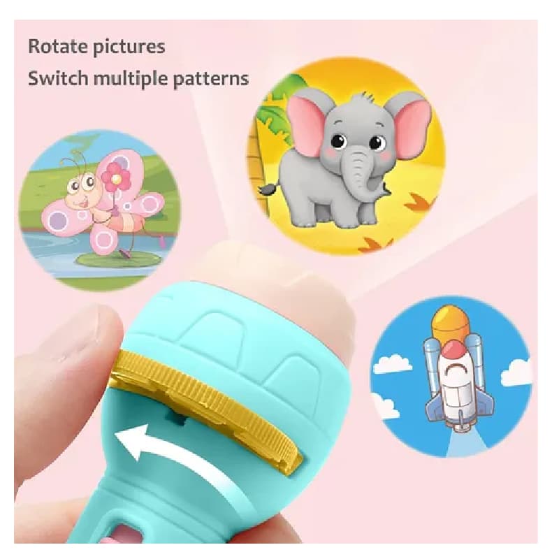 Kit 2 Lanternas Projetora de Imagens Infantil Brinquedo para crianças e bebes