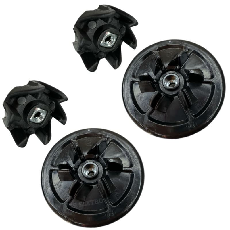 Kit C/2 Arrastes do Motor e 2 Do Copo Originais Liquidificador Britania Diversos Modelos na Descrição
