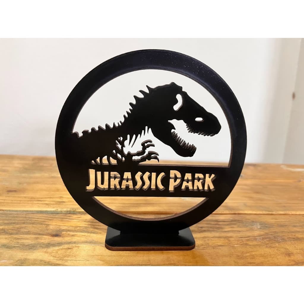 Totem Jurassic Park Centro de mesa Dinossauro Jurassic MDF