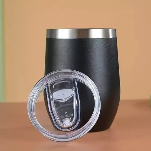 Copo Térmico Inox Tipo Cuia Tampa Com Vedação