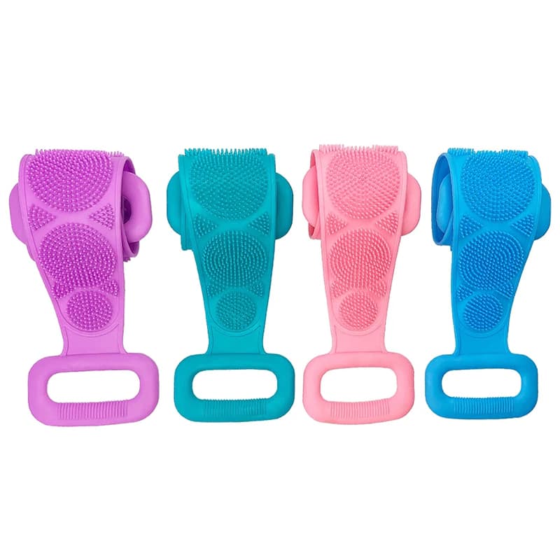 Esfregão Esponja de Banho Esticável de Silicone Massageador Esfoliante – Costas