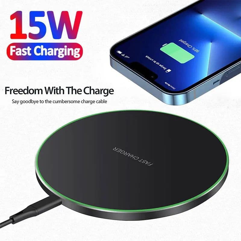 Carregador por indução Turbo carga rápida sem fio wireless USB C