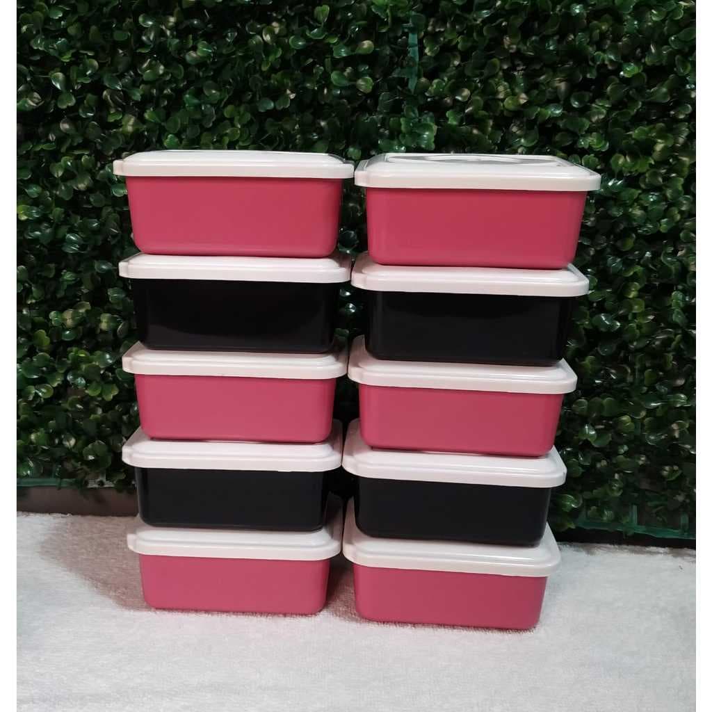 20 MINI POTES 250ML RETANGULAR FITNESS COLORIDO