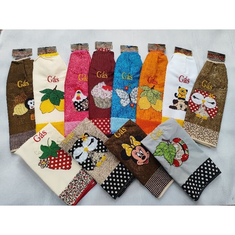 12 capas de gás bordada patchwork coloridas sortidas promoção(envio aleatorio)