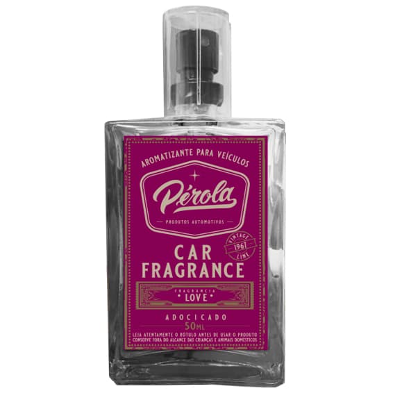 Aromatizante de Veículos Car Fragance Love Adocicado Pérola 50ml