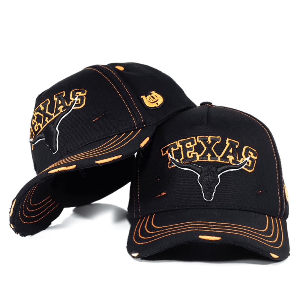 Boné Snapback Country Texas Lançamento Aba Curva Rasgadinho