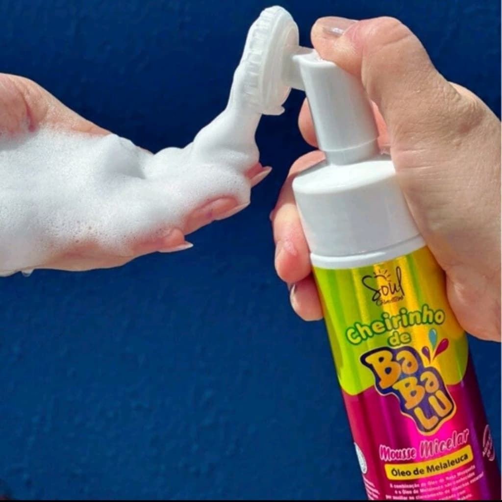 Mousse Micelar Babalu Limpeza Facial Skin Care Diário Maquiagem Soul Cosmeticos