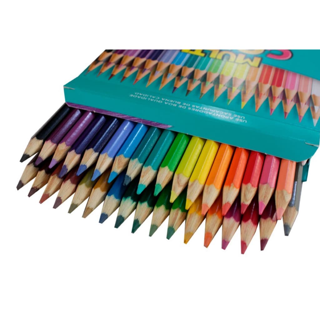Lapis De Cor Escolar Prossional Multicolor De 36 Cores Material Escolar  Cores Viva
