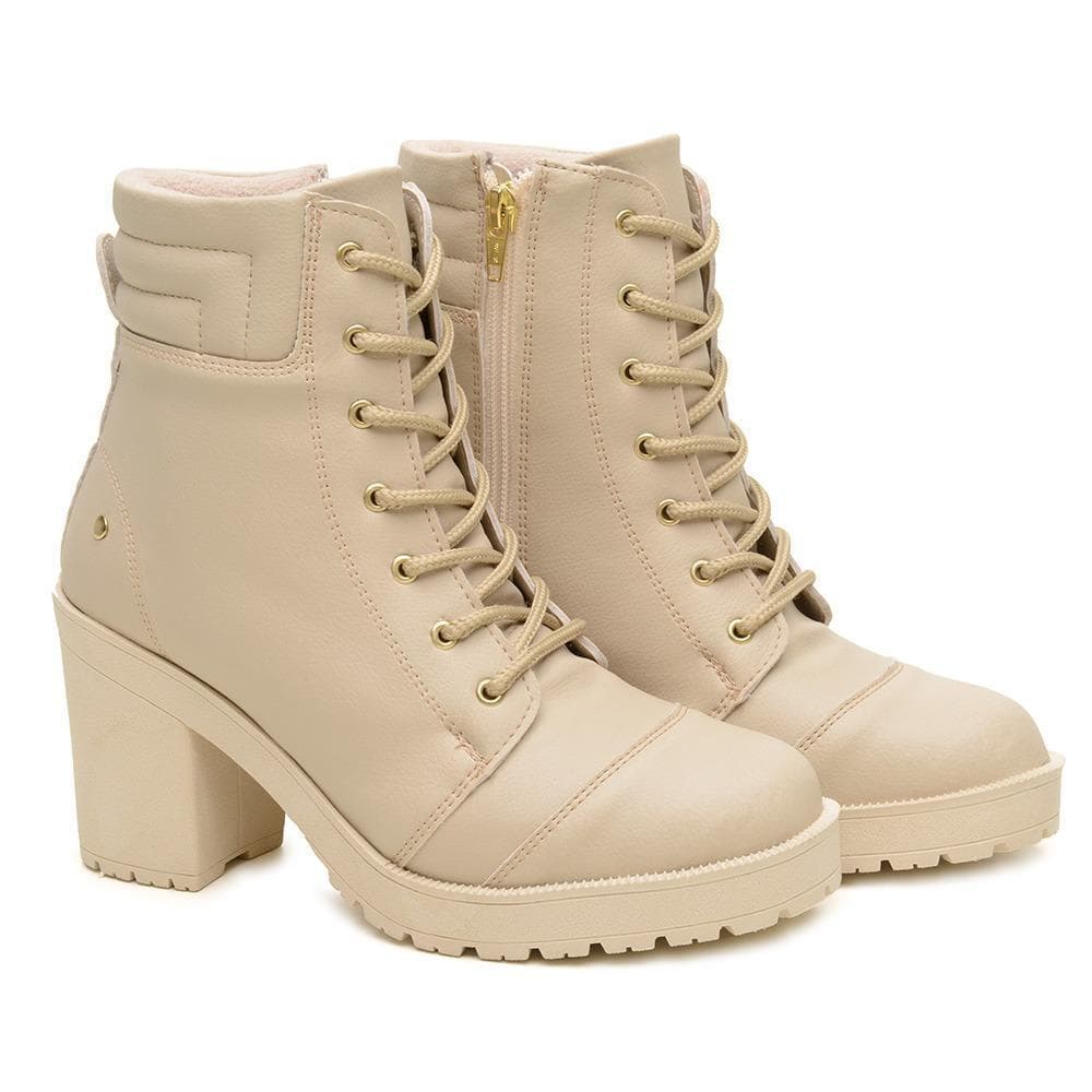 Bota Coturno Feminina Salto Reforçado Blogueira Envio Imediato