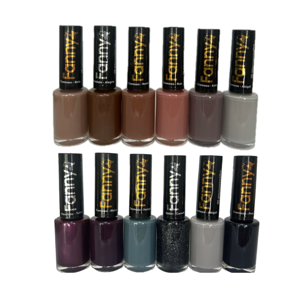 KIT ESMALTE FANNY 40 UNIDADES - VOCÊ ESCOLHE AS CORES!!!!
